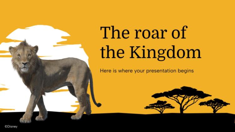Mufasa presentation template 