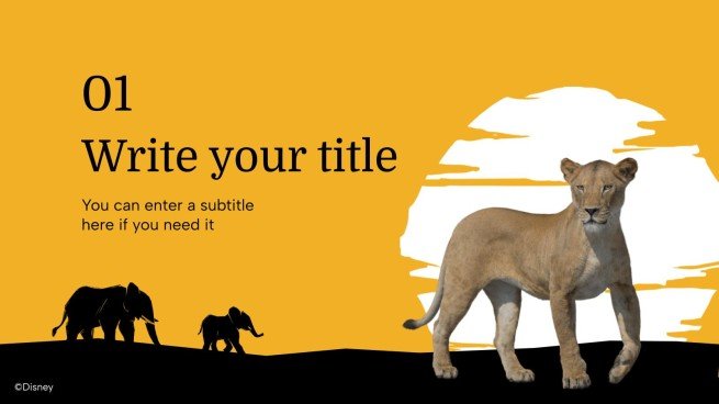 Mufasa presentation template 
