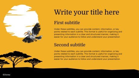 Mufasa presentation template 