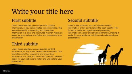 Mufasa presentation template 