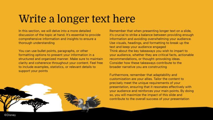 Mufasa presentation template 