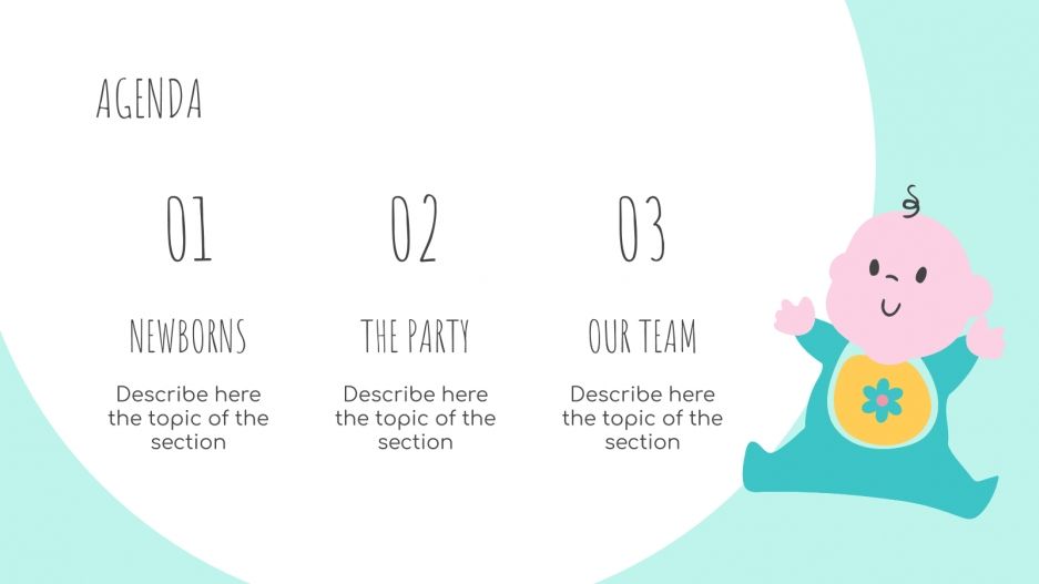 Baby Shower Google Slides Theme and PowerPoint Template