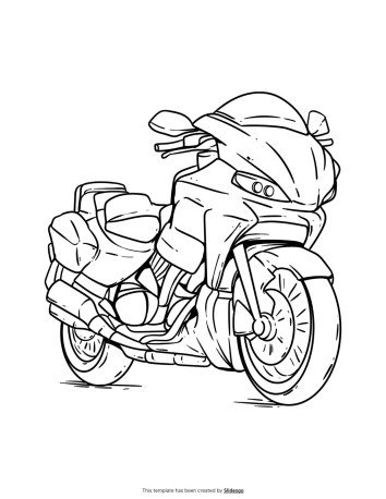 Livre de coloriage de véhicules Modèles de présentation