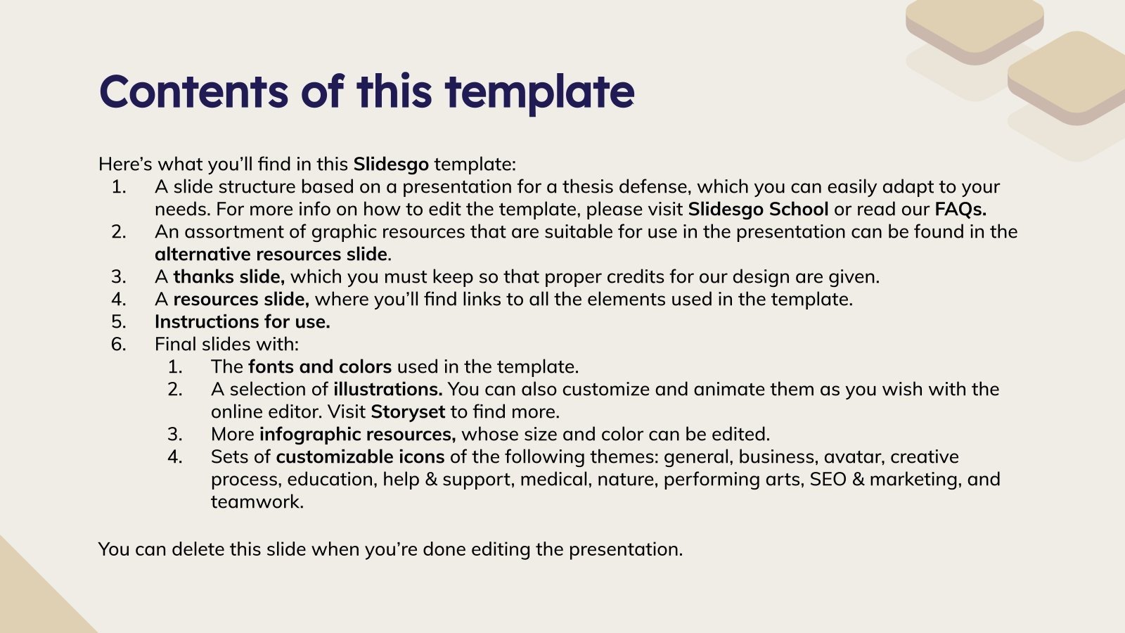 Gun Control Thesis Google Slides & PowerPoint template