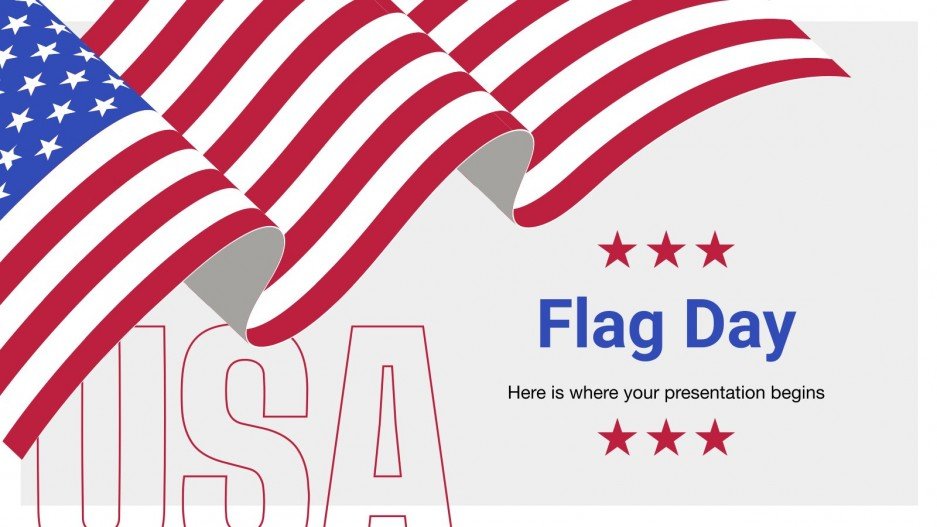 Flag Day Google Slides & PowerPoint template