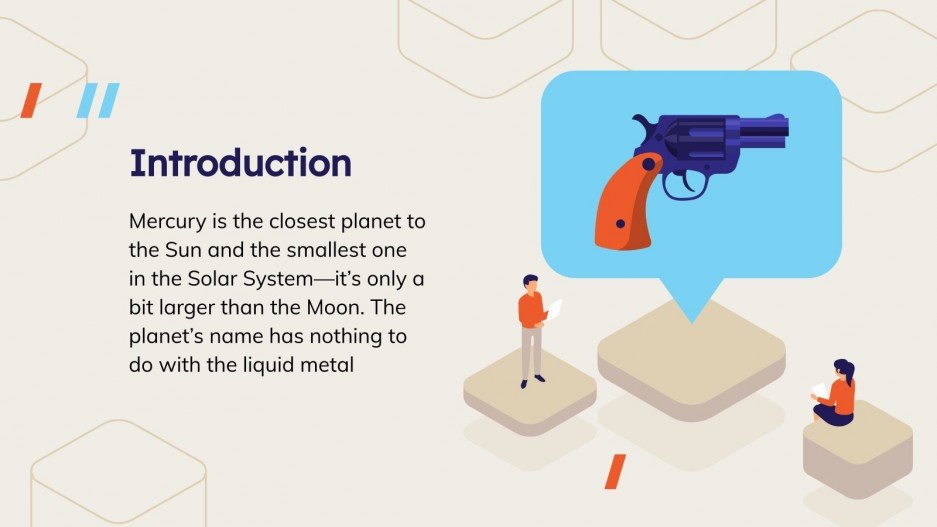 Gun Control Thesis Google Slides & PowerPoint template