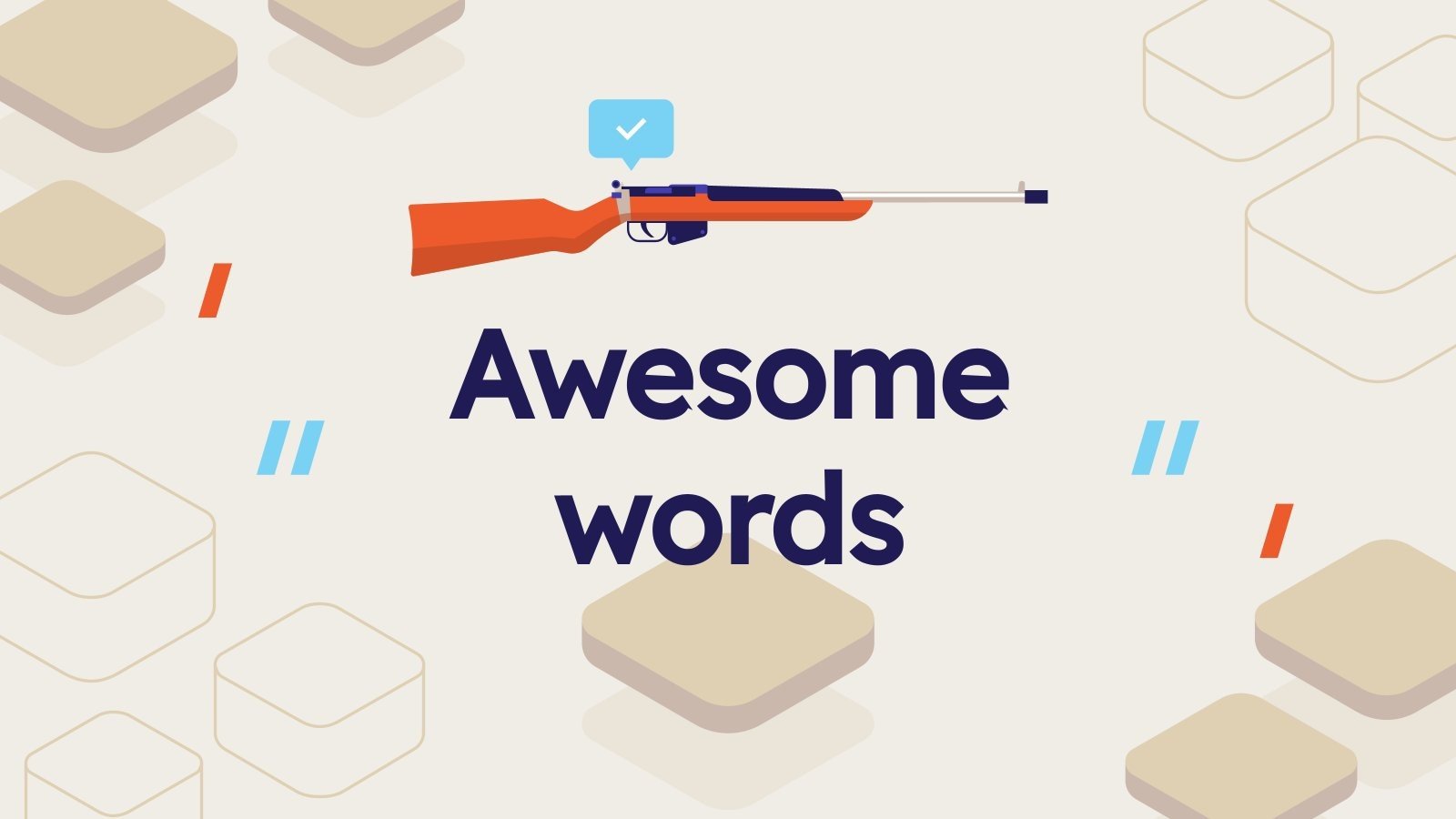 Gun Control Thesis Google Slides & PowerPoint template