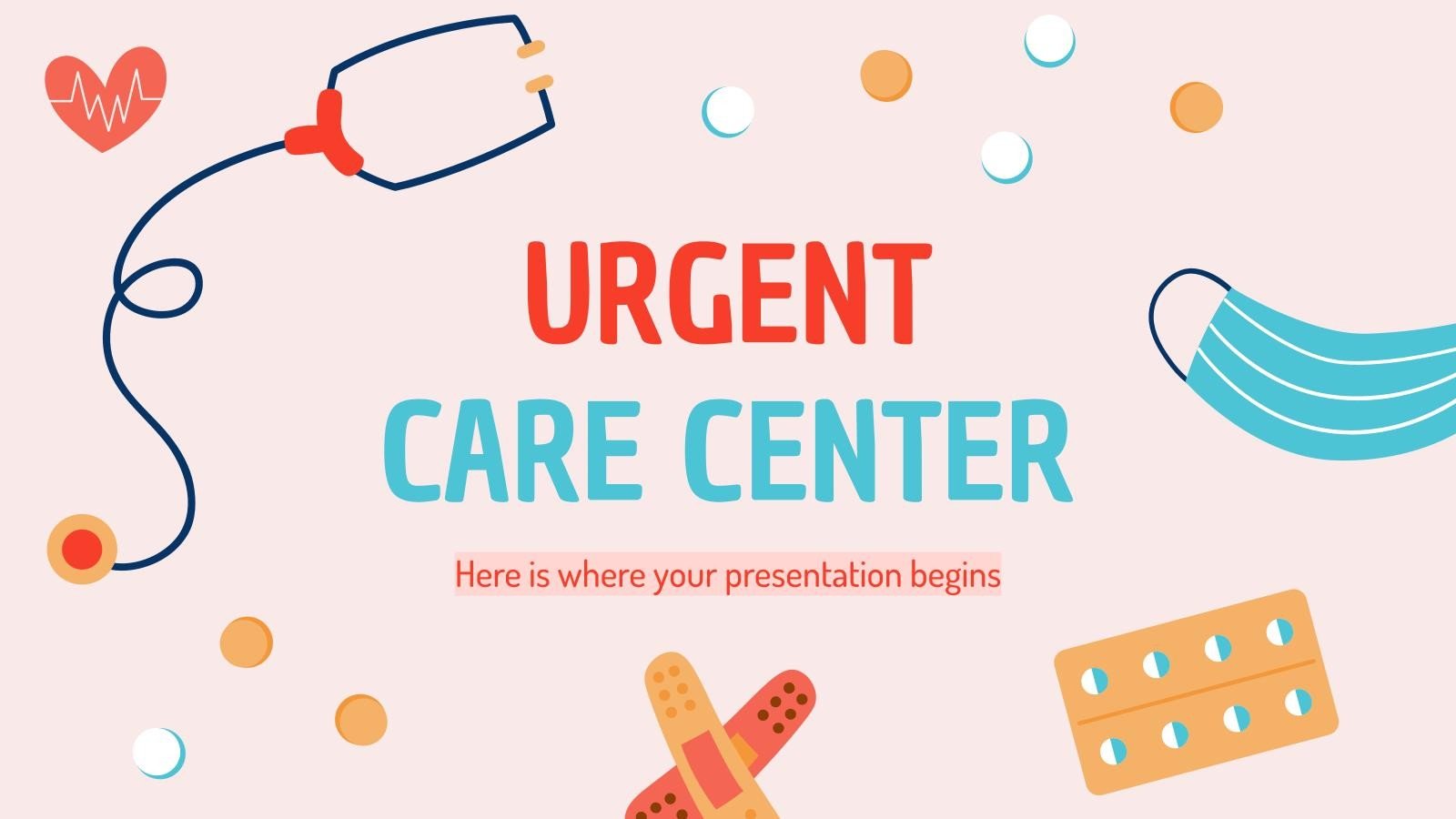 Urgent Care Center presentation template 