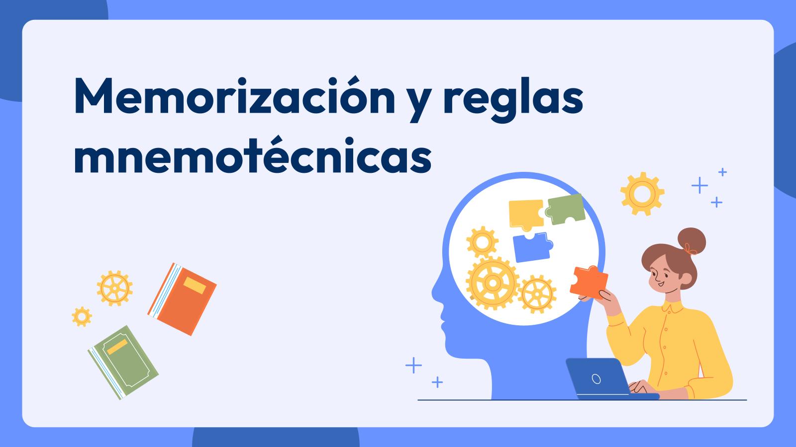 Memorization and Mnemonic rules presentation template 