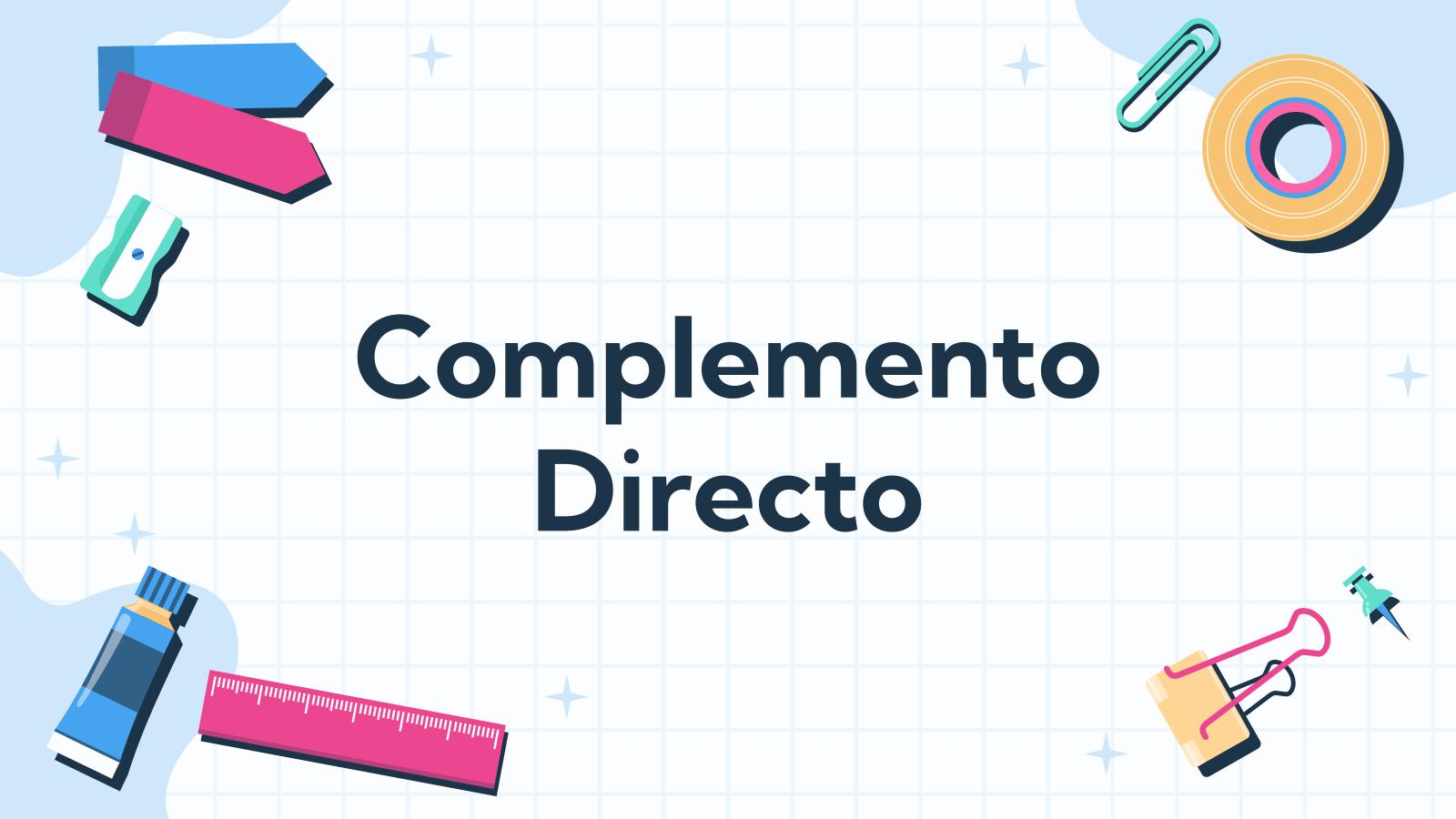 Direct Complement presentation template 