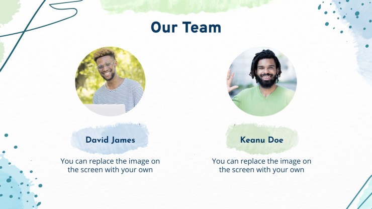 Aqua Marketing Plan presentation template