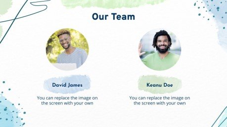 Aqua Marketing Plan presentation template