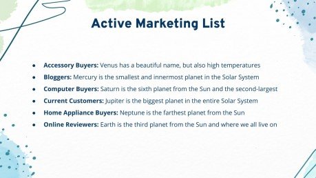 Aqua Marketing Plan presentation template