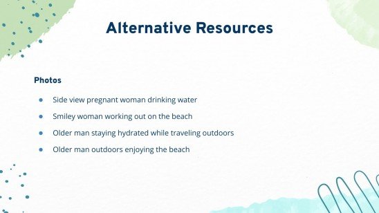 Aqua Marketing Plan presentation template