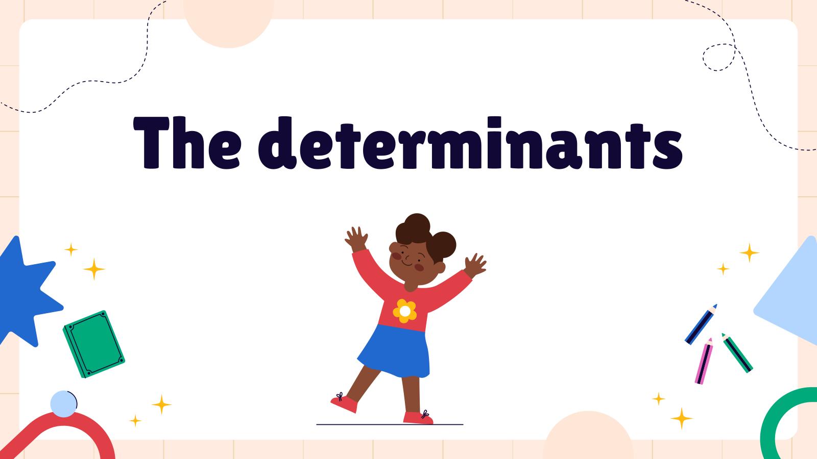 행렬식 프레젠테이션 템플릿