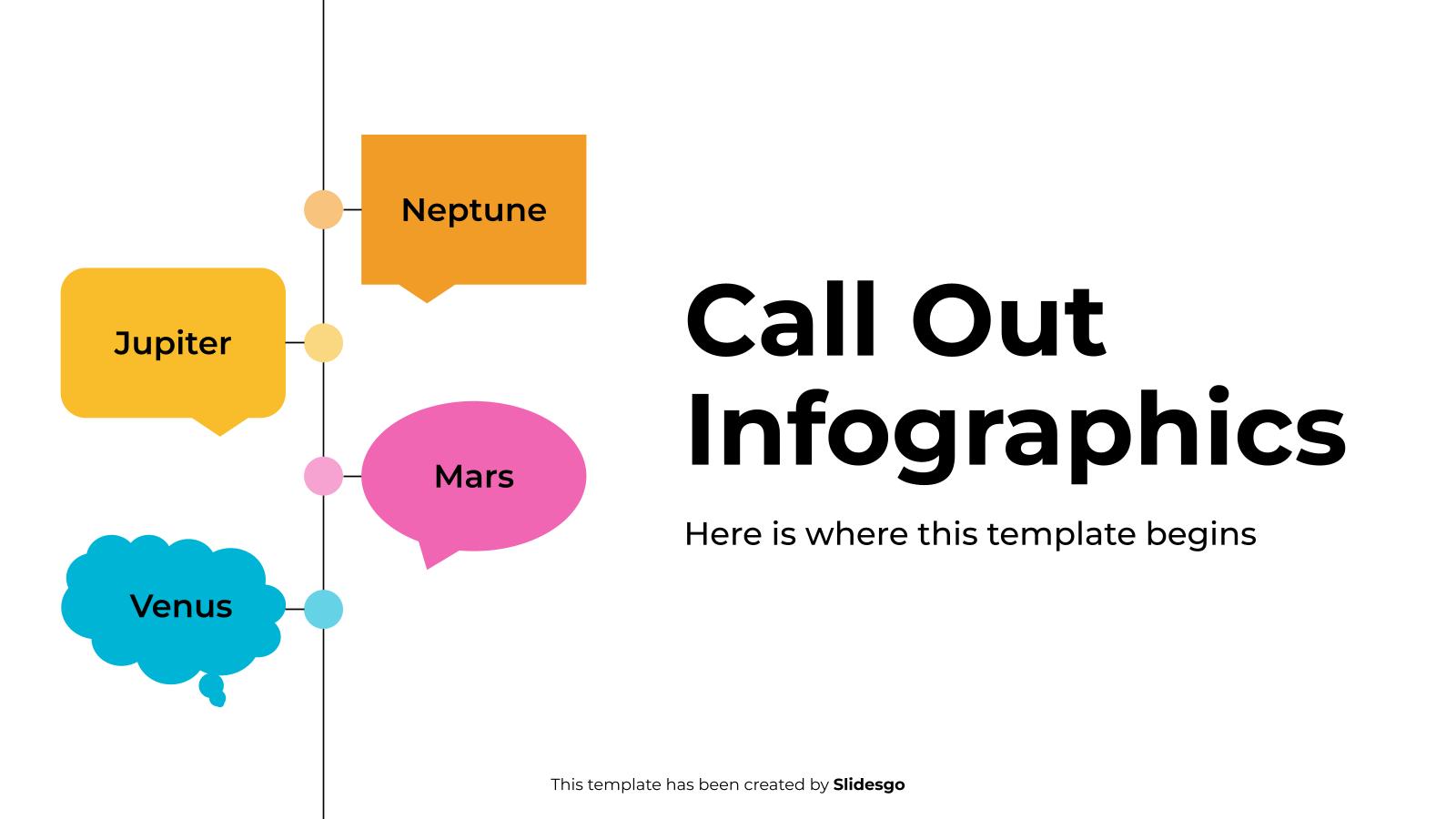 Call Out Infographics presentation template 