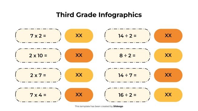 Third Grade Infographics Template