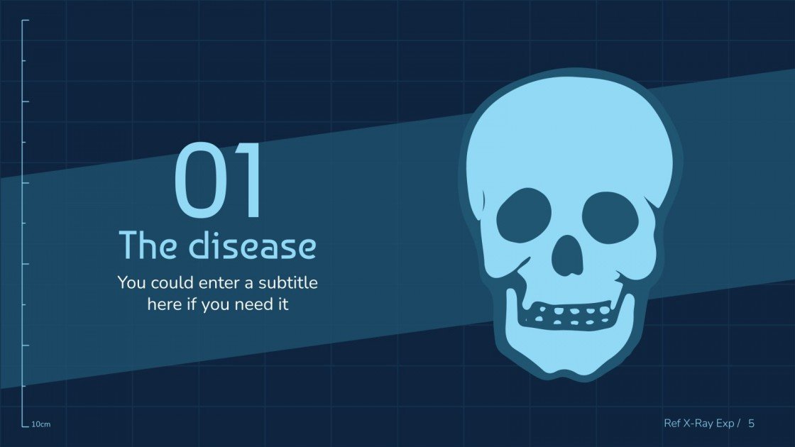 Doença do estilo raio X Google Slides e PowerPoint
