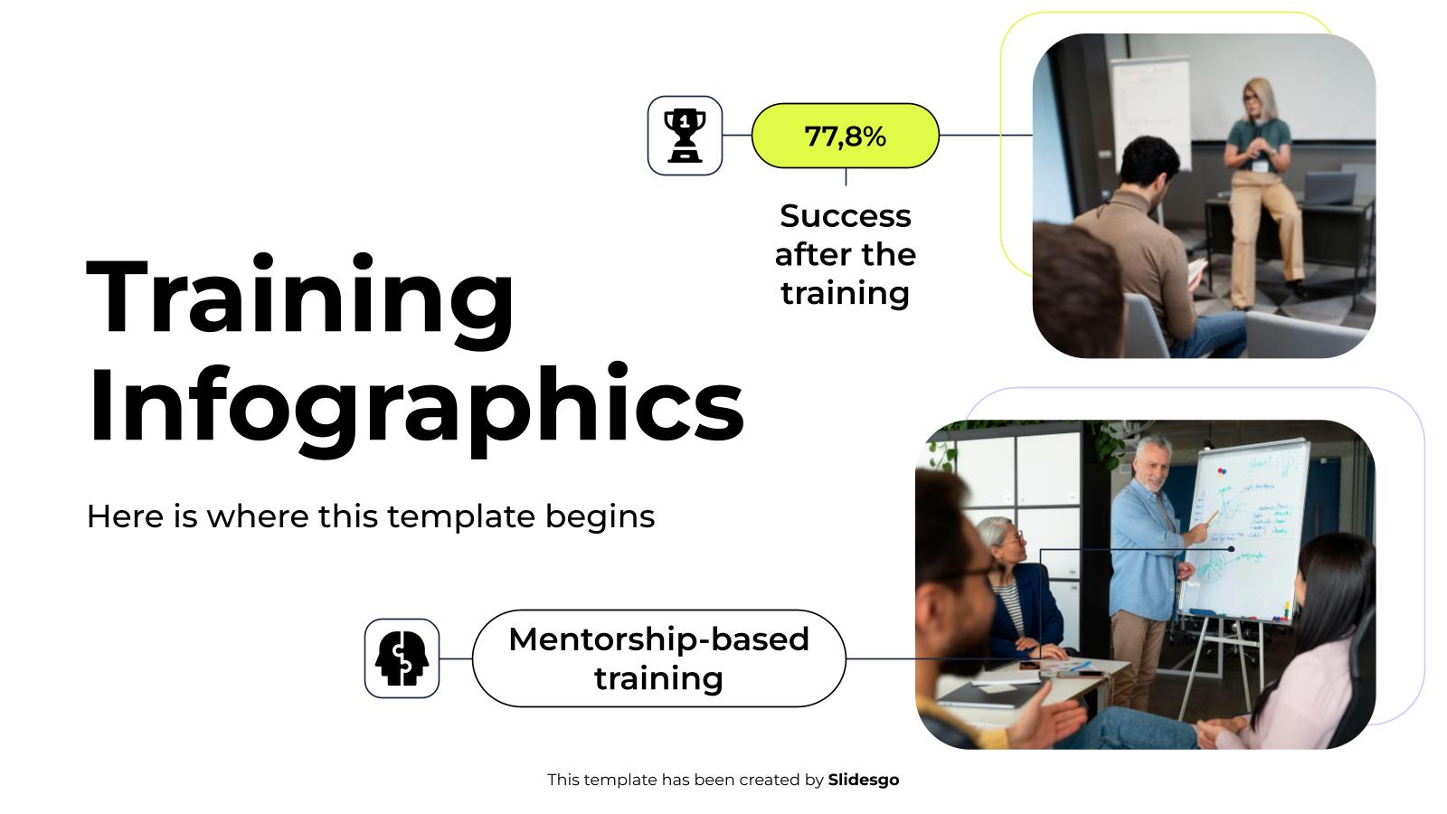 교육 인포그래픽 프레젠테이션 템플릿