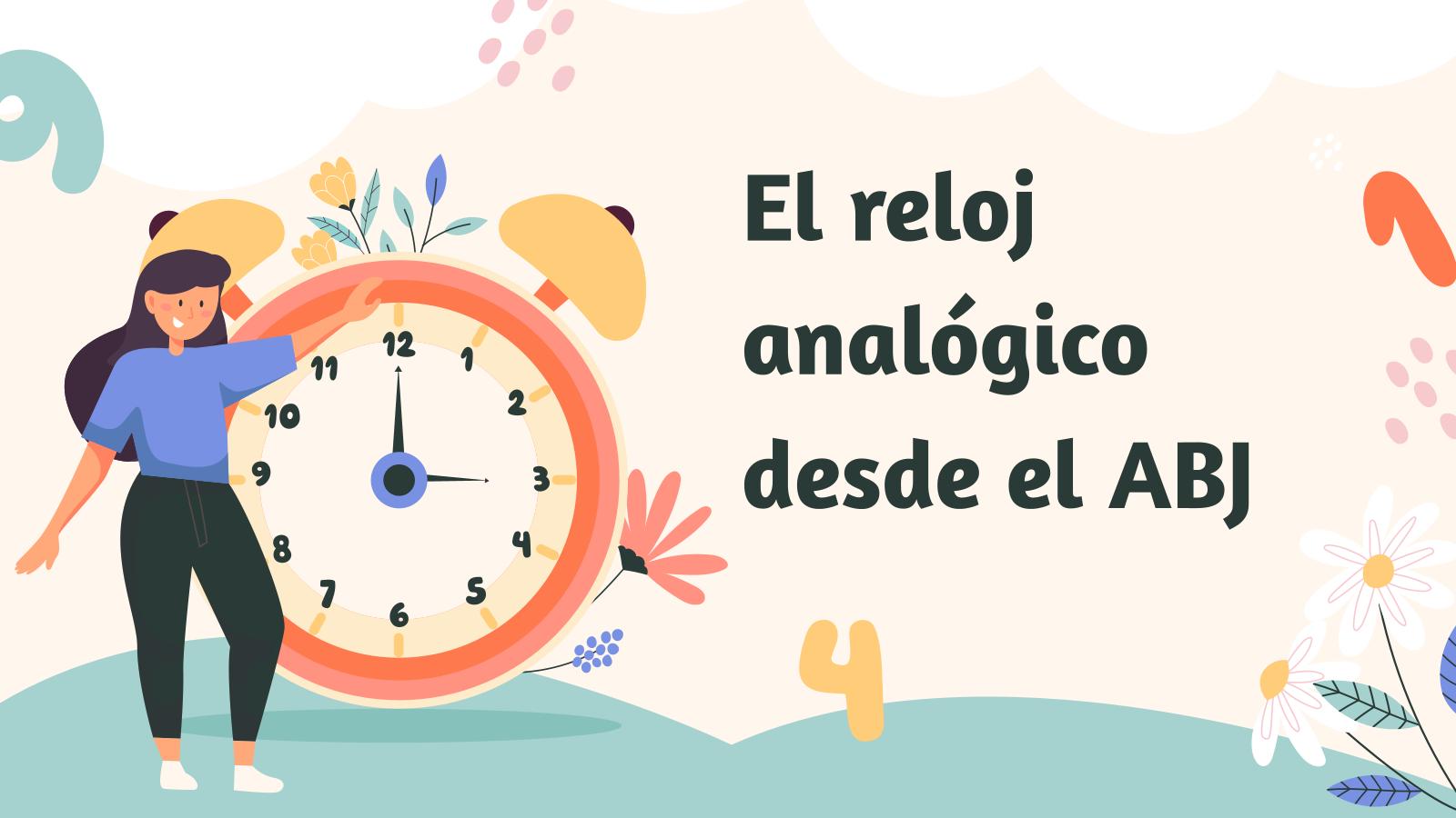 Die Analoguhr von GBL Präsentationsvorlage