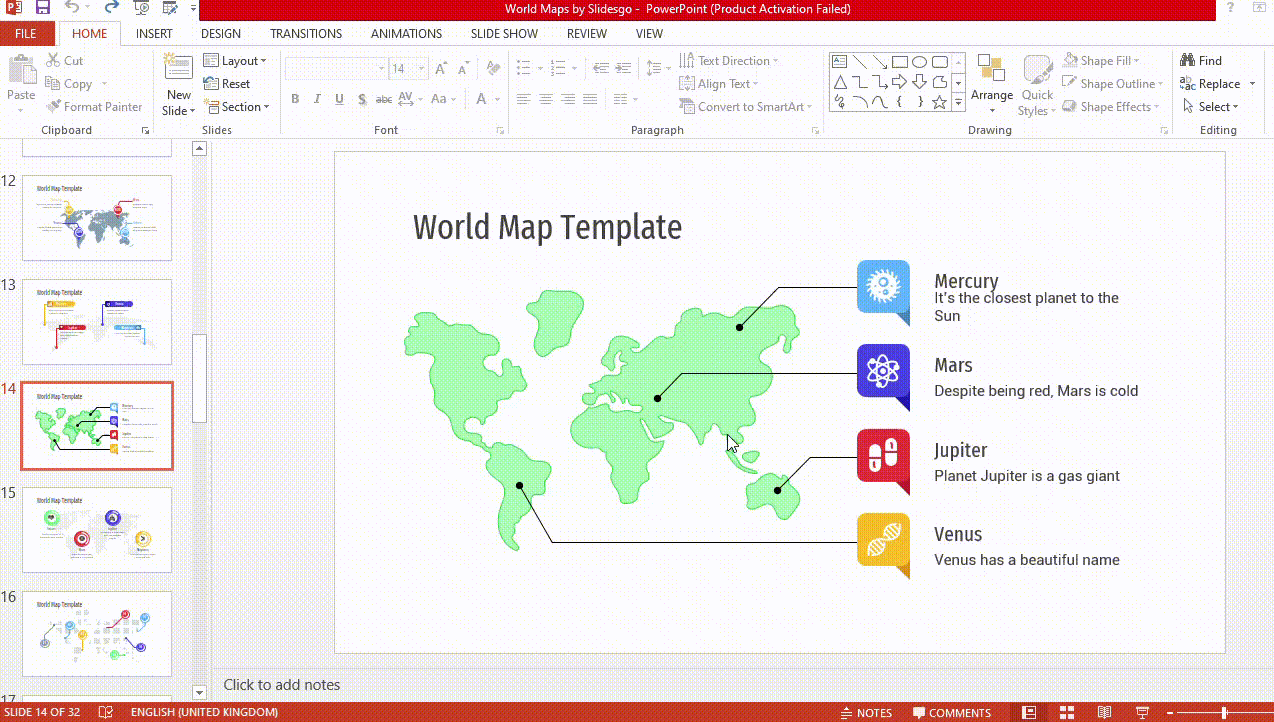 How to create and format maps in PowerPoint Tutorial