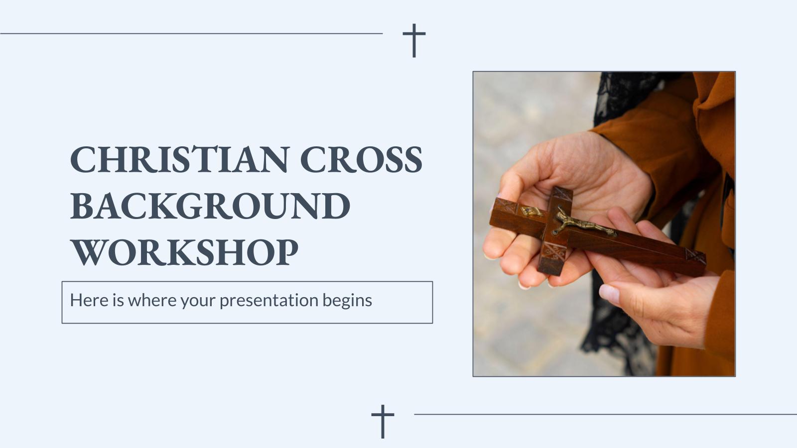 Hintergrundworkshop zum christlichen Kreuz Präsentationsvorlage