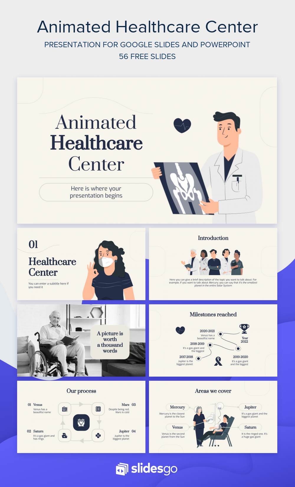 Animated Healthcare Center | Google Slides & PPT template