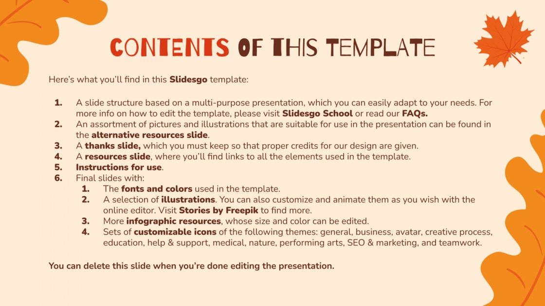 Fall Forest Google Slides theme & PowerPoint template