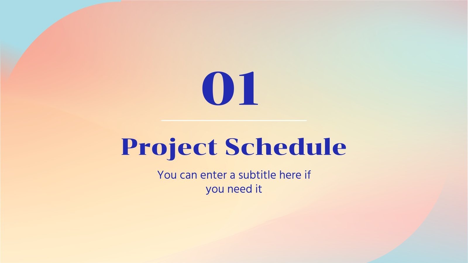 Nana Gradients Business Meeting | Google Slides & PPT Template