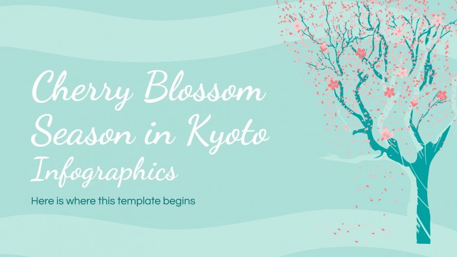 Cherry Blossom Season Infographics Google Slides & PPT