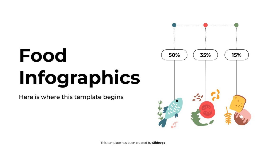Free Food Infographics for Google Slides and PowerPoint