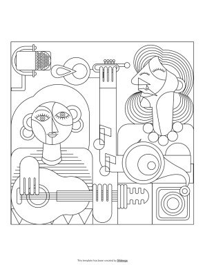 Kunst-Malbuch Präsentationsvorlage