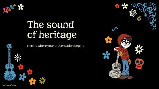 Coco – Lebendiger als das Leben! Präsentationsvorlage