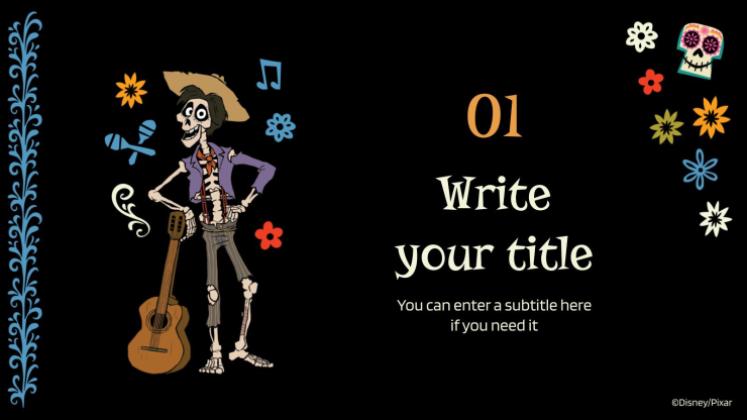 Coco – Lebendiger als das Leben! Präsentationsvorlage