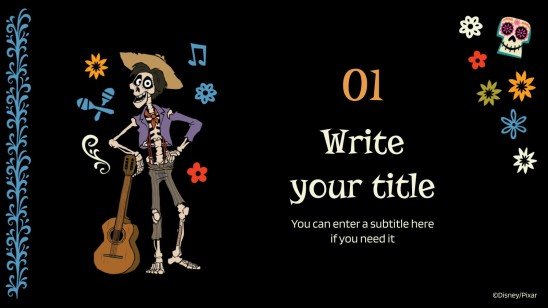 Coco – Lebendiger als das Leben! Präsentationsvorlage