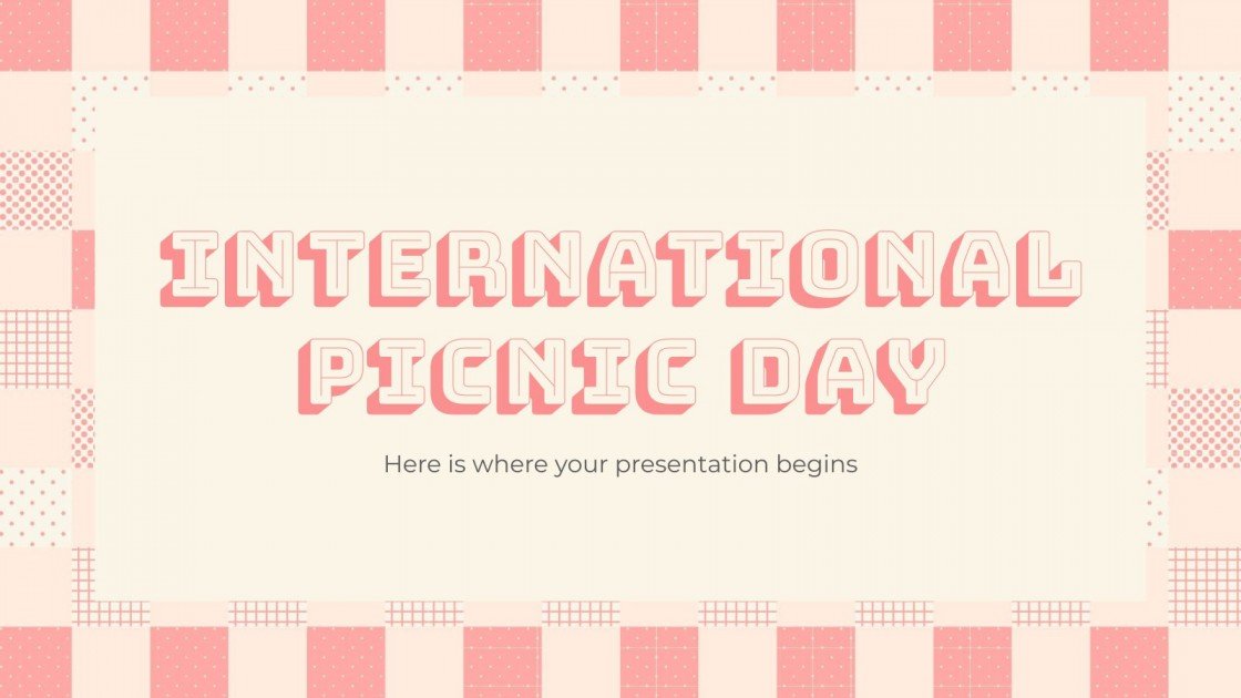 International Picnic Day Google Slides & PPT template