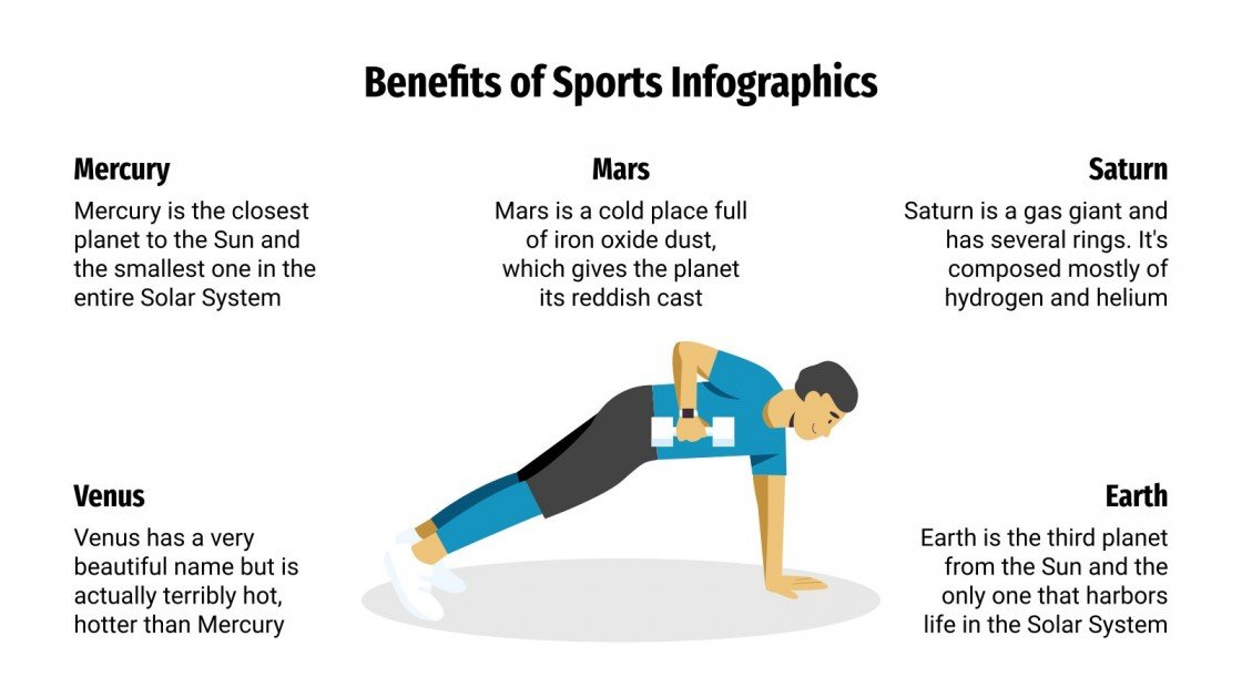 Benefits of Sports Infographics Google Slides & PPT