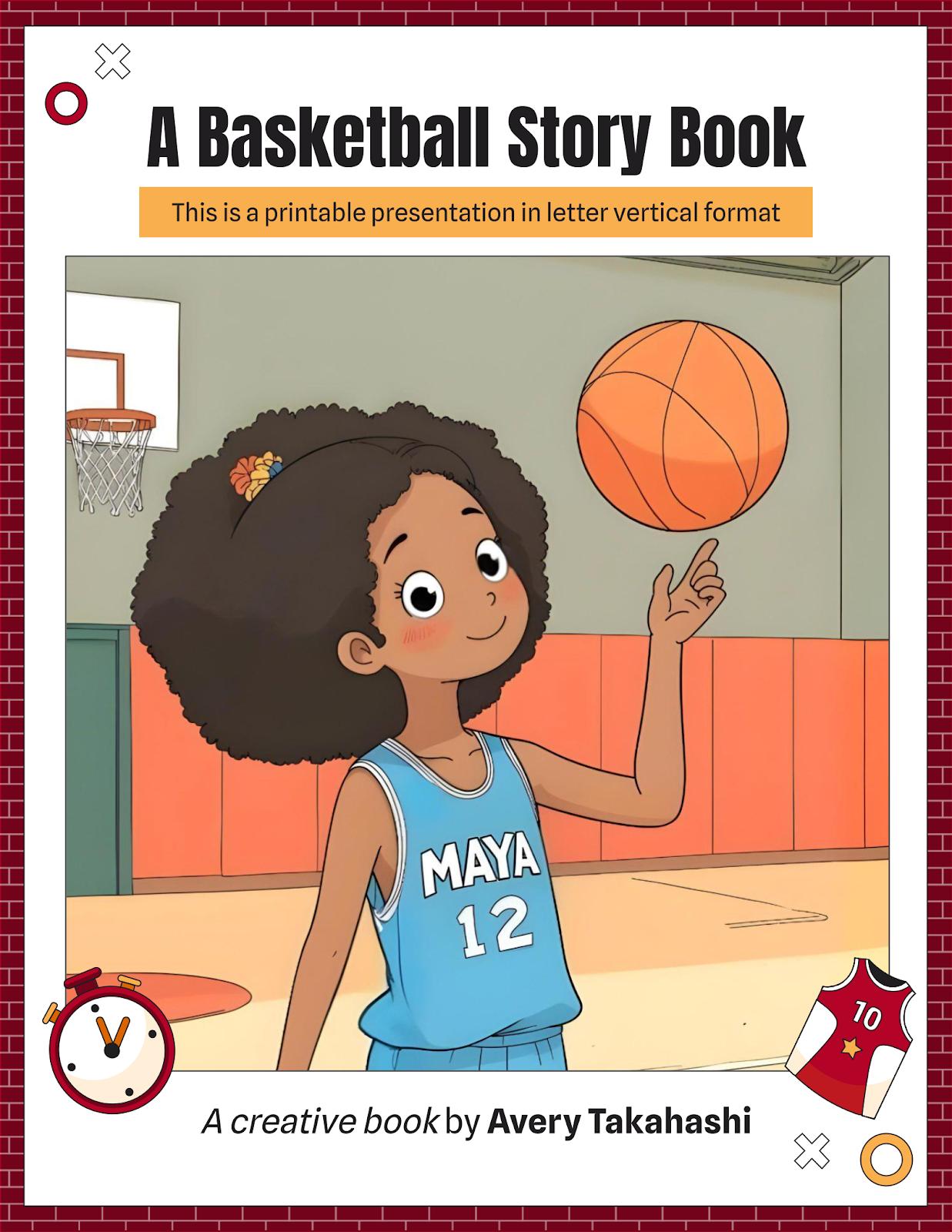 A Basketball Story Book Presentation