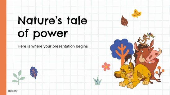 Plantilla de presentación El Rey León