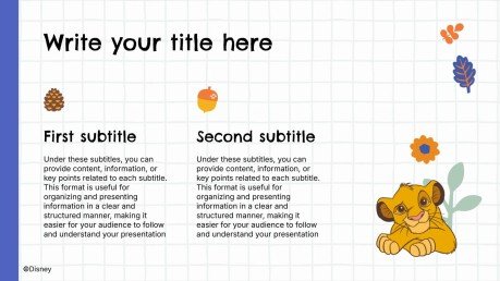 Plantilla de presentación El Rey León