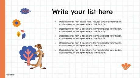 Plantilla de presentación El Rey León