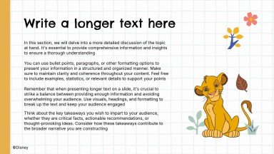 Plantilla de presentación El Rey León