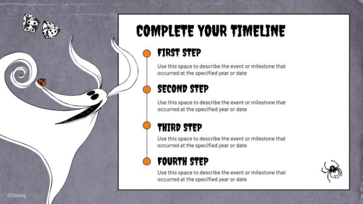 Modelo de apresentação O Estranho Mundo de Jack de Tim Burton