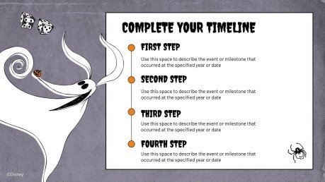Modelo de apresentação O Estranho Mundo de Jack de Tim Burton