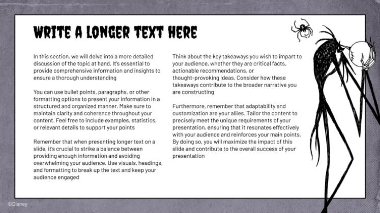 Modelo de apresentação O Estranho Mundo de Jack de Tim Burton