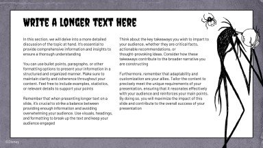 Modelo de apresentação O Estranho Mundo de Jack de Tim Burton