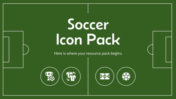 축구 아이콘 팩 프레젠테이션 템플릿