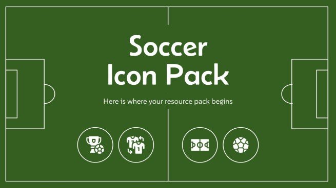 축구 아이콘 팩 프레젠테이션 템플릿