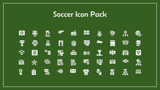 축구 아이콘 팩 프레젠테이션 템플릿