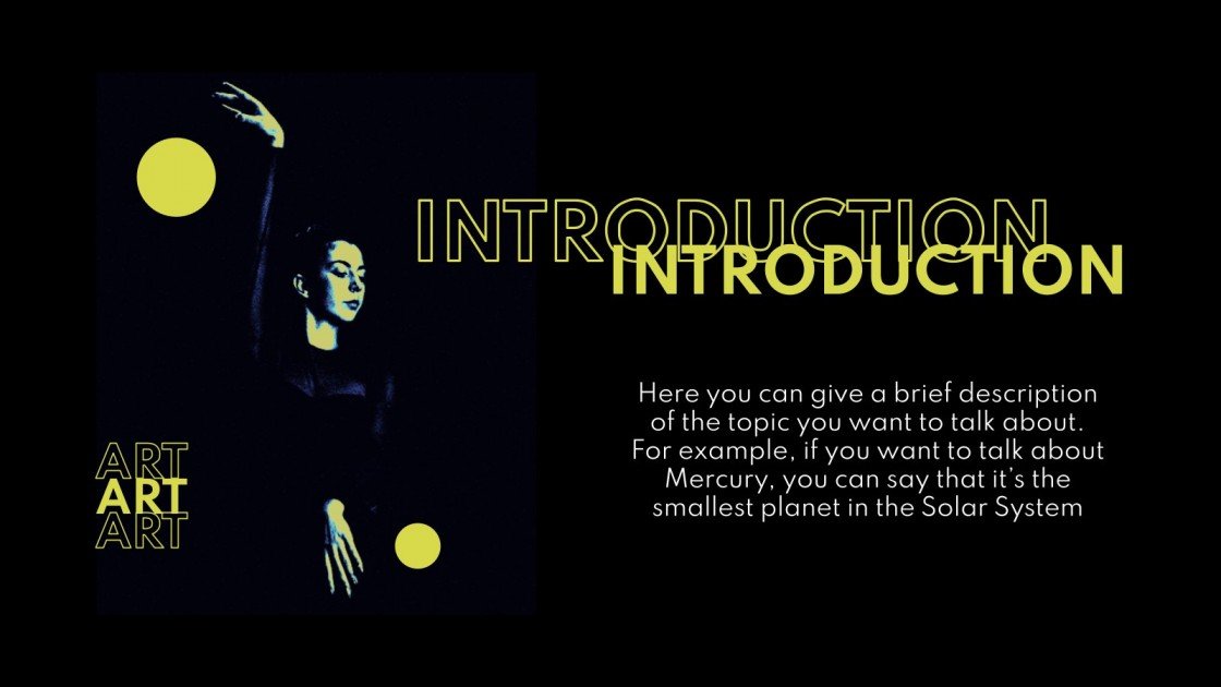 Art & Design Major for College Google Slides & PPT